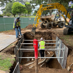 underground pipe construction